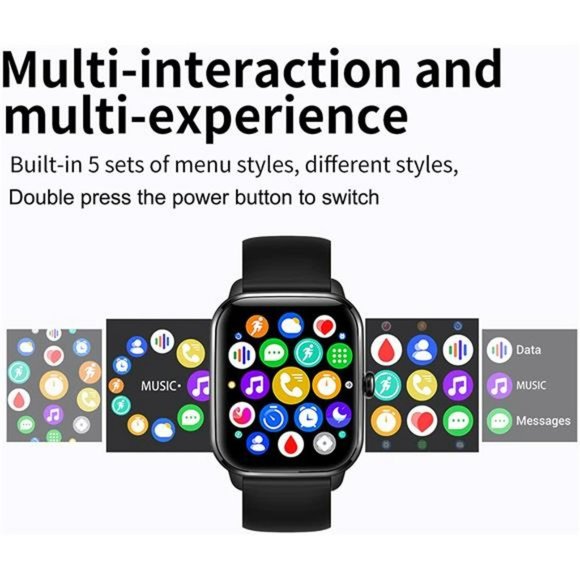 Smart Watch, 1.9'' HD Smartwatch Fitness Tracker  for Android iOS - Picture 5 of 7